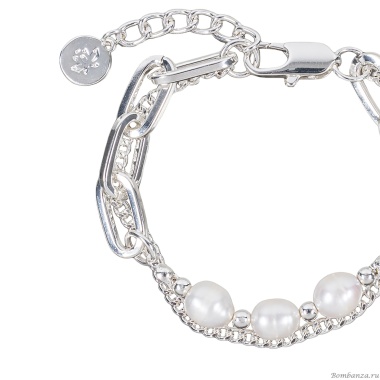 Браслет Fiore Luna, Pearle Сarabiner, CL4513 S Браслет Fiore Luna, Pearle Сarabiner, CL4513 S
